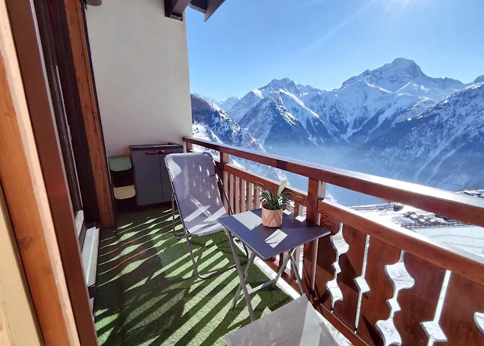 Апартаменты La Belle Vue Les 2 Alpes Ле дез Альп